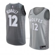 Camiseta Minnesota Timberwolves James Nunnally (2) #12 Ciudad 2018 Gris